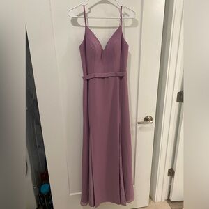 Azazie Candice bridesmaid dress in wisteria
